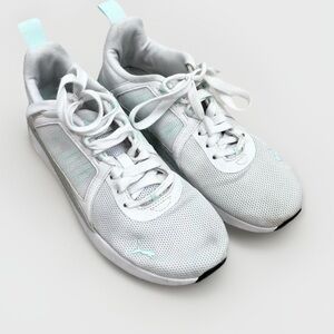 Puma 36889206 White LaceUp Mesh Upper Logo On Side Sneakers US 9 Eur 40 Uk 65